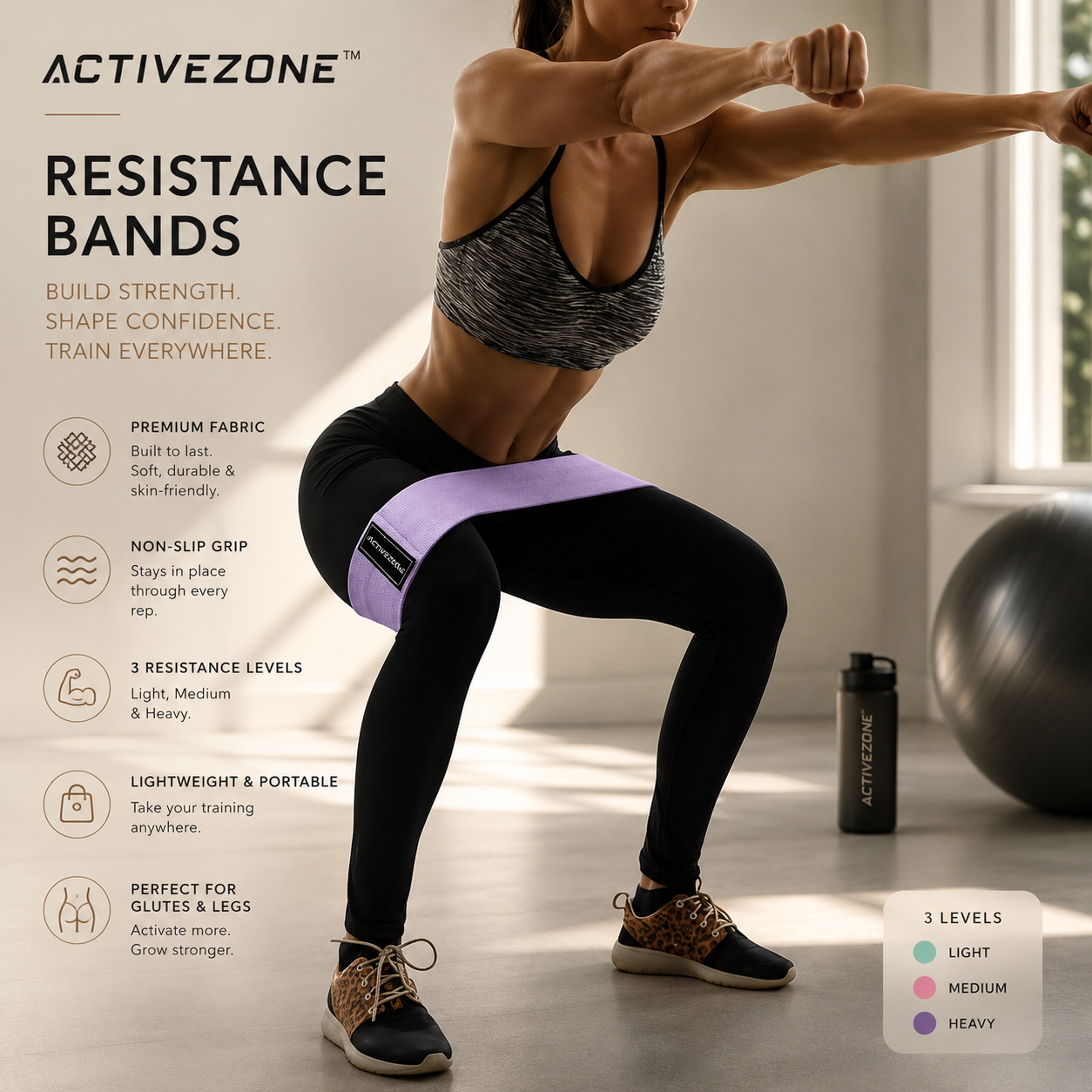 ActiveZone™ Resistance Bands (3pcs)