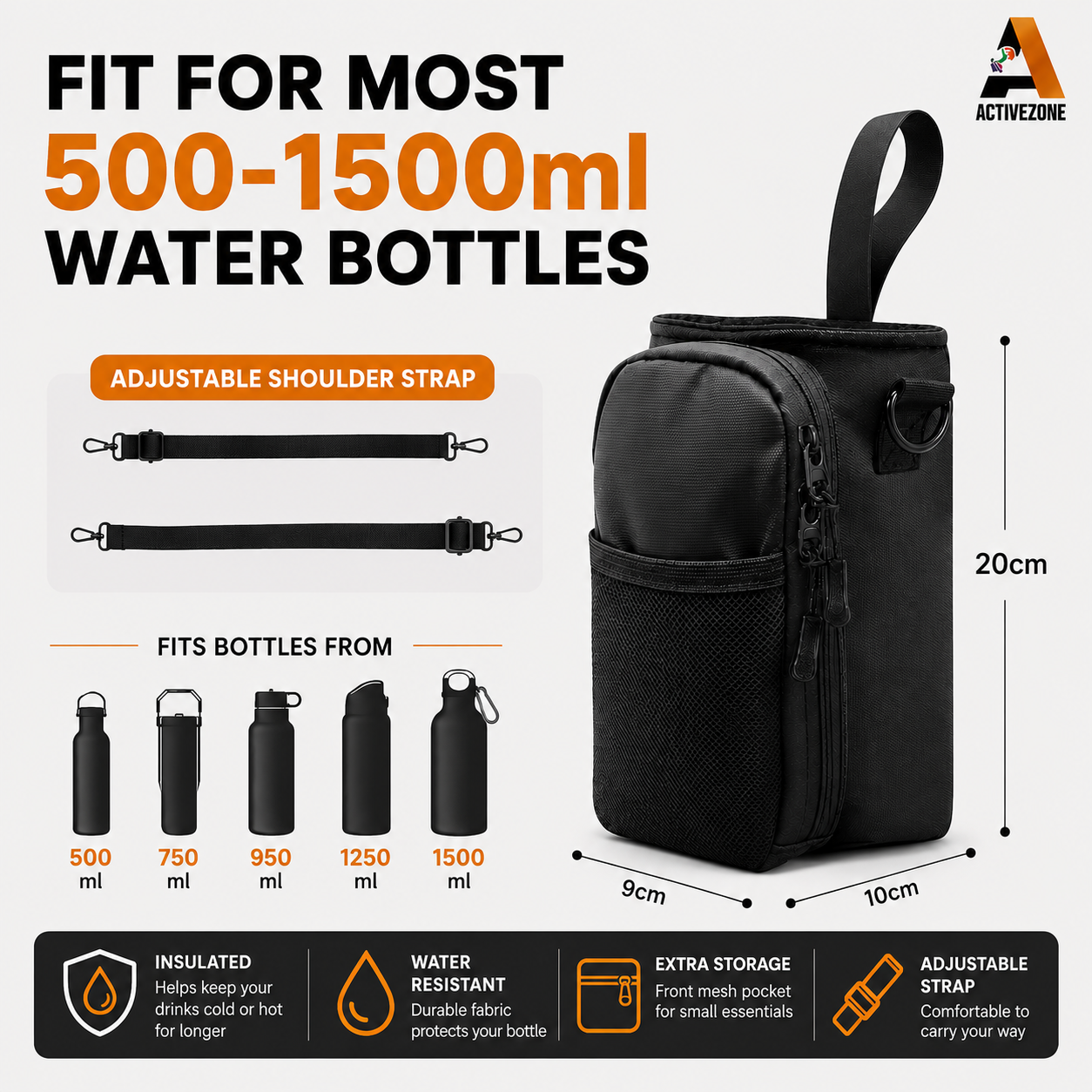 ActiveZone™ MagLock Gym Bag (Magnetic Gym Bag)